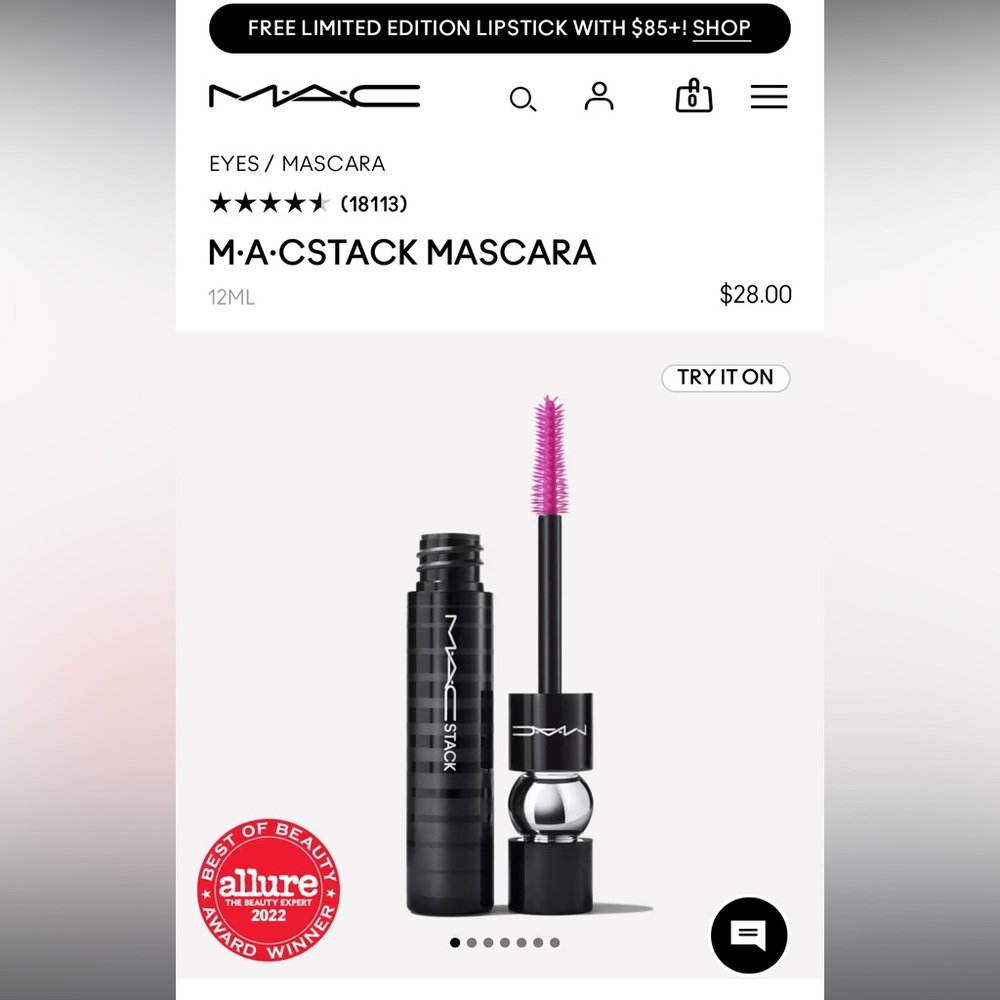 MAC M·A·CSTACK MASCARA